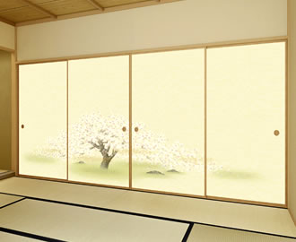 襖 糸入り高級